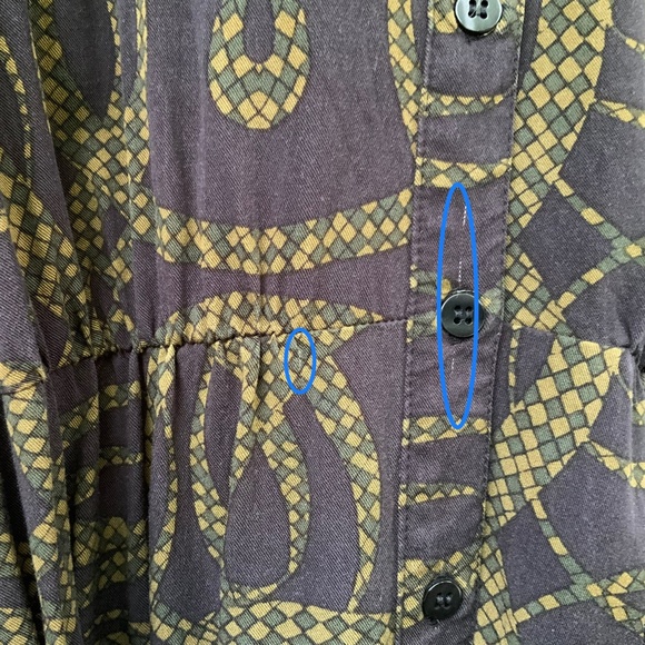 RICHARD ALLAN x H&M Brown Snake Dress Long Sleeve - Picture 6 of 10